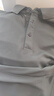 真維斯（JEANSWEST）短袖polo衫男夏季商務(wù)休閑男裝新款大碼涼感冰絲翻領(lǐng)半袖男士上衣 深灰 純色 2XL 曬單實(shí)拍圖