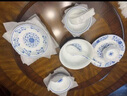 富玉景德鎮(zhèn)高顏值青花瓷玲瓏餐具套裝高級感喬遷家用輕奢陶瓷碗碟 萬壽蓮套裝（釉下彩） 58頭 曬單實(shí)拍圖