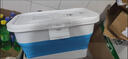 釣魚(yú)桶可折疊裝魚(yú)箱手提水桶路亞裝備多功能釣箱加厚便攜活魚(yú)桶 20L多功能折疊釣魚(yú)箱（藍色） 曬單實(shí)拍圖