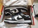 耐克NIKE男復(fù)古休閑板鞋 DUNK緩震運動鞋 HF5441-100黑白42.5 曬單實拍圖
