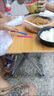 迪亮折疊桌出租房桌子ins折疊小飯桌小桌子吃飯戶外家用簡(jiǎn)易擺攤方桌 小紅花桌子對(duì)折手提款+鍍鋅腿 60*60*55厘米 曬單實(shí)拍圖