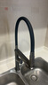 漢斯格雅（Hansgrohe）萬向旋轉(zhuǎn)可抽拉廚房龍頭冷熱水龍頭全銅可伸縮洗菜盆水槽家用 三合一款式【槍灰色】自帶凈水器 曬單實(shí)拍圖