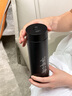eno指紋解鎖保溫杯男款女高顏值316不銹鋼泡茶水杯子密碼定制 商務(wù)黑 智能解鎖 定制刻字 450ml 450ml 曬單實(shí)拍圖