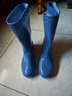 回力雨鞋女高筒雨靴時(shí)尚戶(hù)外耐磨防滑膠鞋防水鞋長(cháng)筒水靴03-1藍中40 曬單實(shí)拍圖