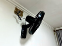 美的（Midea）壁扇 掛壁電風(fēng)扇家用七葉遙控風(fēng)扇食堂餐廳商用電扇搖頭工業(yè)壁掛式工程扇 FWA35WAR 曬單實(shí)拍圖