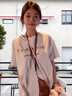 LDBE設計感純棉刺繡彩點短袖t恤女夏季獨特超好看寬松韓版慵懶風上衣 白色 M 【80-100斤】 曬單實拍圖