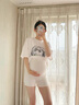 高腰托腹孕婦內(nèi)褲女大碼孕早中晚打底褲桑蠶絲加長襠專用孕婦內(nèi)褲 裸感膚 均碼 90-160斤 曬單實拍圖