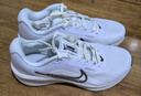 耐克跑步鞋女透氣DOWNSHIFTER 13運(yùn)動(dòng)鞋F(xiàn)D6476-100白黑38.5 曬單實(shí)拍圖