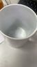 白杯簡約陶瓷馬克杯家用喝水專用杯早餐杯漱口杯子大容量加厚杯 純白陶瓷杯【單杯】 2個(gè) 320ml 曬單實(shí)拍圖