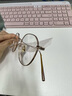 BOLON暴龍眼鏡近視眼鏡復古圓框鈦架輕量光學(xué)鏡架時(shí)尚修顏男女BT1629 B30 玫瑰金 單鏡框 曬單實(shí)拍圖