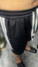 主意范胖子美式抽繩運動(dòng)短褲男夏季新款休閑寬松五分寬松大碼籃球長(cháng)褲 HK24246黑色 4XL 180-200斤 曬單實(shí)拍圖