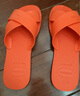 havaianas哈唯納2025春夏新款女夏季外穿涼拖海邊沙灘外穿一字涼拖鞋防滑 5568-日落橘 37-38 巴西碼 曬單實(shí)拍圖
