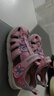 Skechers斯凱奇夏季童鞋女童涼鞋包頭護腳透氣魔術(shù)貼沙灘鞋公主鞋302721L 曬單實(shí)拍圖