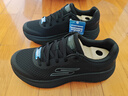 斯凱奇（Skechers）【梁朝偉同款】縱云跑鞋丨2025新品男女同款緩震專(zhuān)業(yè)公路跑步鞋 男款-全黑色/BBK 43 曬單實(shí)拍圖
