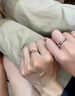 奈蘭蒂（NaiLandi）情侶戒指S999足銀簡(jiǎn)約光面素圈純銀對(duì)戒天生一對(duì)情人節(jié)七夕送禮物 情侶對(duì)戒/光面款 曬單實(shí)拍圖
