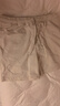 蔻馳（COACH）【七夕情人節(jié)禮物】奧萊男士同系色經(jīng)典標(biāo)志老花短褲純棉休閑舒適 灰白色 XL 曬單實拍圖