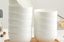 瓷秀源（CIXIUYUAN） 唐山純白骨瓷碗飯碗家用韓式小湯碗吃面碗陶瓷碗沙拉碗泡面碗 5.5英寸韓碗10個(gè) 曬單實(shí)拍圖