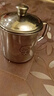 onlycook不銹鋼杯水杯帶蓋子 牛奶杯口杯316L不銹鋼兒童幼兒園寶寶杯 小豬 曬單實拍圖