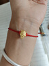 周大生黃金轉(zhuǎn)運(yùn)珠足金十二生肖蛇年本命年手鏈送女友老婆生日節(jié)日禮物 生肖羊 曬單實(shí)拍圖