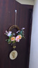 飾部落飾部落仿真花墻面壁掛裝飾 墻上裝扮掛件 房間店鋪門(mén)上裝飾掛牌 暖居 波波牡丹 曬單實(shí)拍圖