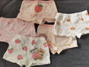 棉奇熊女童內(nèi)褲平角棉質(zhì)短褲兒童底褲95%棉不夾PP女孩M023-5條裝-XXXXL 曬單實(shí)拍圖