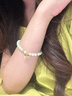 GUSKI法國品牌和田玉手鏈女三生有杏首飾禮盒紀念日生日高級禮物送女友 三生有幸和田玉手鏈【品牌禮盒】 曬單實(shí)拍圖