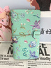 必記文藝復古便攜手賬本綁帶加厚筆記本A6皮面通勤小本空白橫線(xiàn)網(wǎng)格內頁(yè)記賬本手繪可愛(ài)創(chuàng  )意旅行口袋本 翠韻花箋 曬單實(shí)拍圖