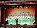 大合唱團演出服主持指揮鋼琴演奏高端亮片晚禮服女修身顯瘦合唱服 星空款新款上新 2XL 曬單實(shí)拍圖