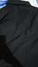 MMOPTOP日系少年感泡泡格襯衫春秋季男士寬松POLO衫上衣MCS08 黑色  L  曬單實(shí)拍圖