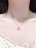 紀思梵（CHEESEFAN）輕奢時(shí)尚項鏈女桃花飾品小眾鎖骨鏈七夕情人節生日禮物送女友老婆 【賀卡】 曬單實(shí)拍圖