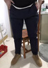 羅蒙休閑褲男士秋冬加絨寬松直筒褲子秋冬款男商務(wù)彈力長(zhǎng)褲子男 175藍(lán)色 32 曬單實(shí)拍圖