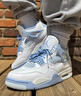 耐克 （NIKE）2025年女子Air Jordan 4 Retro籃球鞋 HV0823-100 43 曬單實(shí)拍圖