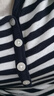 Navigare意大利小帆船女士時(shí)尚修身?xiàng)l紋假兩件長(zhǎng)袖T恤2315005502 藍(lán)白 XL  曬單實(shí)拍圖