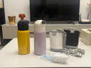 瑪莎洛克指紋保溫杯兒童食品級316大容量水杯直飲智能解鎖男女學(xué)生專(zhuān)用 熏衣紫+猴+禮包+杯套【藍牙版】 曬單實(shí)拍圖