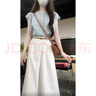 艾柔丹法式連衣裙夏天女裝衣服氣質(zhì)休閑套裝兩件套裙子女夏季2025新款 上衣+半身裙 L 曬單實拍圖