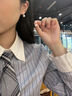 老鳳祥耳釘女純銀99耳環(huán)耳飾2025年新款輕奢小眾高級感女生生日禮物女士 TY406甜蜜相愛(ài)足銀耳釘三件套 曬單實(shí)拍圖