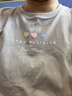 佐丹奴t恤衫女夏季純棉純色氣質(zhì)小高領(lǐng)連片短袖t恤女13323309 曬單實(shí)拍圖