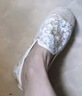 ZHR單鞋女舒適軟平底休閑漁夫鞋田園風(fēng)透氣網(wǎng)紗套腳女鞋 W118米黃39 曬單實(shí)拍圖