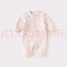 戴維貝拉女寶寶連體衣春秋裝嬰兒哈衣男寶棉爬爬服童裝 曬單實(shí)拍圖
