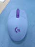 羅技（G）G304 LIGHTSPEED無線鼠標(biāo) 游戲鼠標(biāo) 輕質(zhì)便攜 鼠標(biāo)宏 絕地求生FPS英雄聯(lián)盟吃雞 生日禮物 紫色 曬單實拍圖