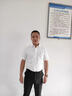 男女同款短袖襯衣夏季商務(wù)正裝長袖襯衫工作服白領(lǐng)企業(yè)定制LOGO 男士白色短袖襯衫 2XL 曬單實拍圖