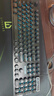 前行者（EWEADN） GX330機械手感鍵盤鼠標套裝朋克有線游戲電腦筆記本辦公無線藍牙鍵鼠三件套 黑色冰藍光【朋克版】+電競宏鼠標 曬單實拍圖