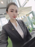 特洛曼灰色免燙小西裝女外套職業(yè)裝套裝商務正裝面試西服酒店物業(yè)工作服 曬單實拍圖