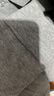 羅蒙（ROMON）純棉翻領(lǐng)長(cháng)袖T恤男秋冬新款中青年商務(wù)休閑POLO打底衫上衣爸爸裝 7T047978花灰 M (170) （適合100-120斤） 曬單實(shí)拍圖