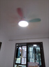TCL全光譜護眼風(fēng)扇燈客廳吊扇燈餐廳燈風(fēng)扇一體電風(fēng)扇吊燈 吸頂彩色-46寸五葉-變頻-雙控 曬單實拍圖