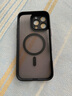 藍妮子 適用蘋果16手機殼磁吸iphone16promax手機殼16plus保護套13promax全包新款12pro全包防摔磨砂男女 深空黑【精孔鏡頭版】金屬鏡頭圈丨強力磁吸丨膚感磨砂 蘋果16Pro 曬單實拍圖
