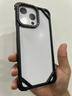 小殼郎 適用蘋果15promax手機殼iPhone16Pro航空鋁合金鏤空散熱保護套四角氣囊防摔高級感金屬邊框 【黑色】航空鋁材-裸機手感 iPhone 15 Pro Max 曬單實拍圖