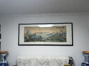 京城世家手工蘇繡千里江山圖裝飾畫(huà)新中式橫版刺繡書(shū)房臥室客廳沙發(fā)墻掛畫(huà) 千里江山圖(105*248) 曬單實(shí)拍圖
