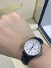 瑞士Longines浪琴手表女士時尚自動機械表十大品牌防水專用情侶表 L791本色白面女-棕皮 曬單實拍圖