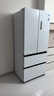 美的（Midea）M60系列520純平全嵌法式多門四開門家用冰箱超薄雙系統(tǒng)雙循環(huán)大容量國家補貼BCD-520WUFPZM(E)白 曬單實拍圖